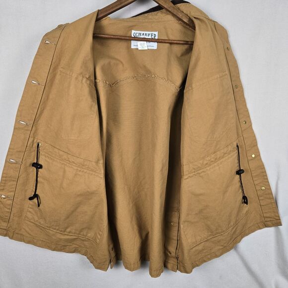 Schaefer Outfitter Vintage Barn Coat Unlined Saddle Brown Womens Size XLarge - Picture 5 of 9